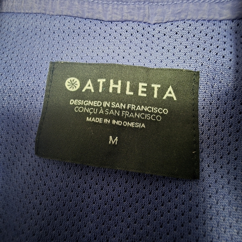 Athleta Arrival Jacket In Dark Adonis Blue/Purple Size M - Picture 11 of 12